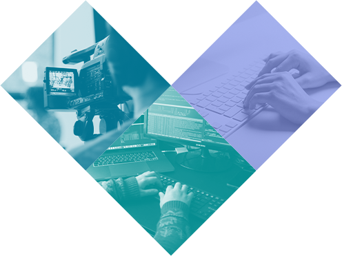 vjupix Logo mit Bildern